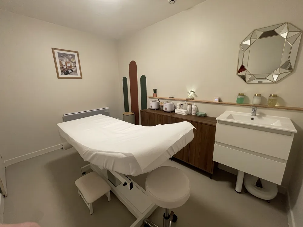 Une cabine de soin de L'Atelier de Laurie